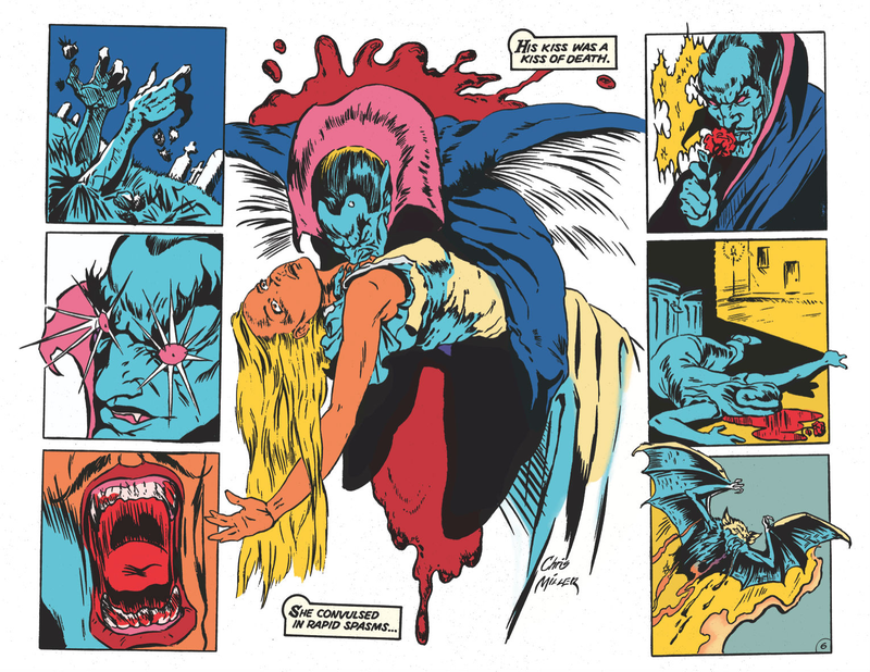 Some of the pages inside the comic.
